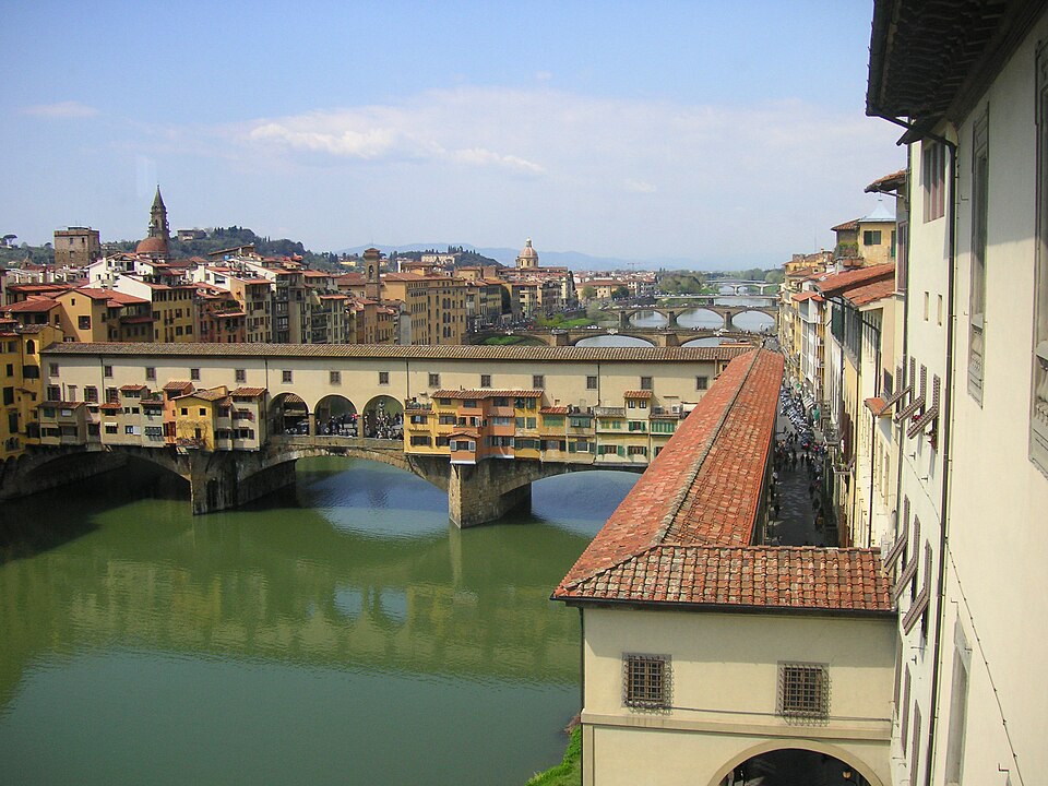 Ponte Vecchio and the River Arno in Florence